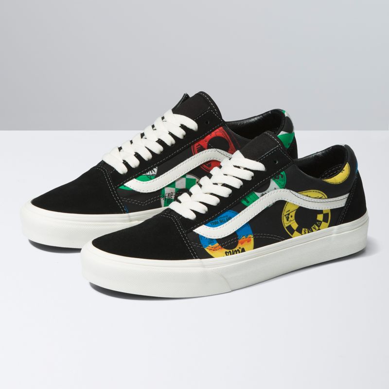 Bajos Vans Old Skool Hombre Negros Multicolor | Mexico-NXT096748