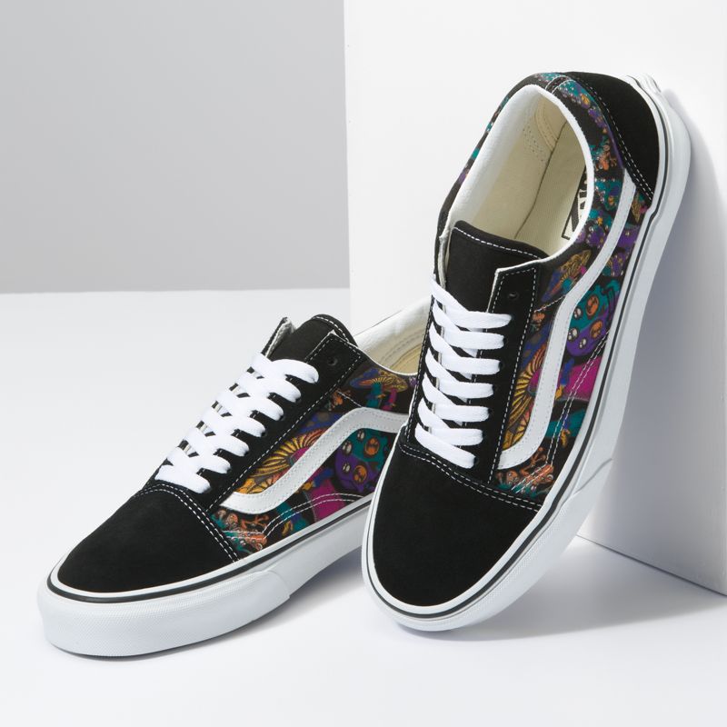 Bajos Vans Old Skool Hombre Negros Multicolor | Mexico-RHI186390