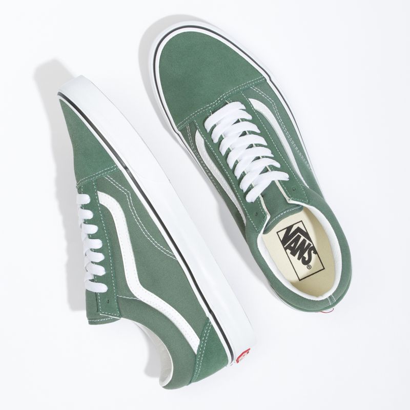 Bajos Vans Old Skool Hombre Verdes | Mexico-KAS974803