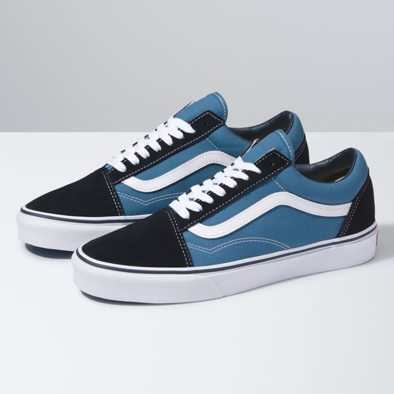 Bajos Vans Old Skool Mujer Azul Marino | Mexico-UDK493067