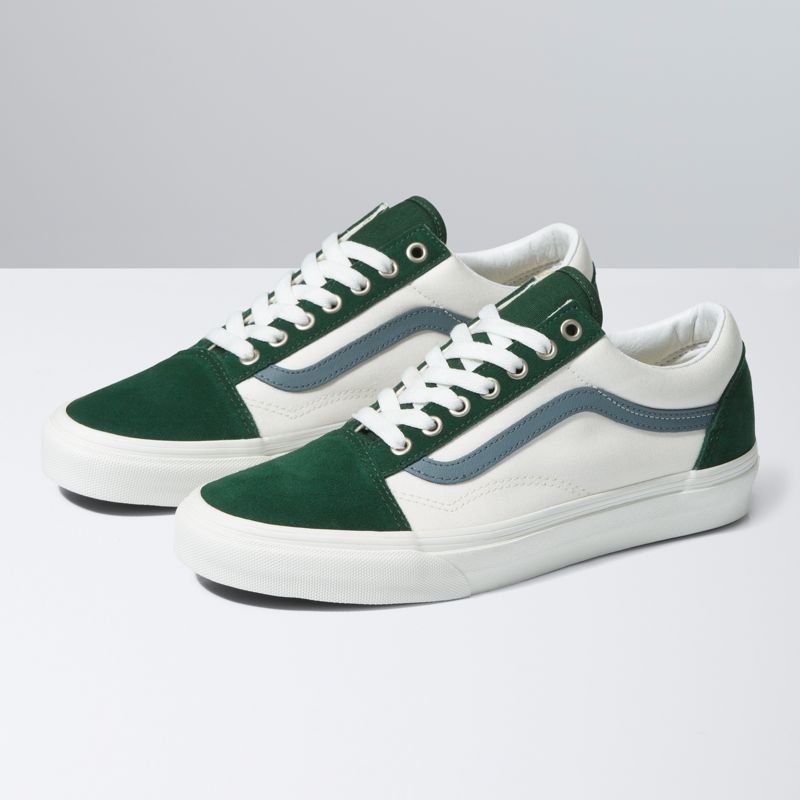 Bajos Vans Old Skool Mujer Azules Verdes | Mexico-FSP825739