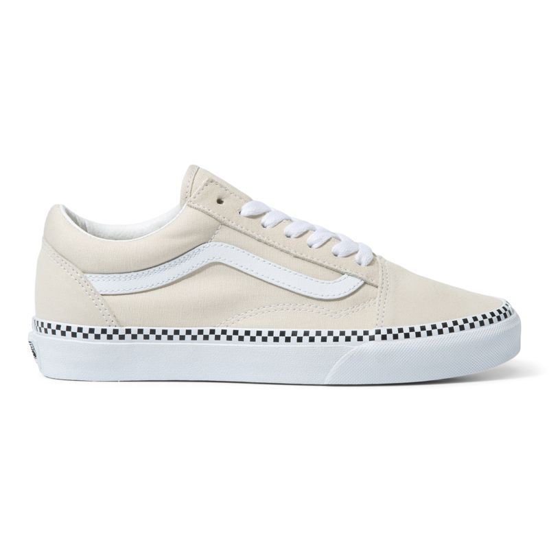 Bajos Vans Old Skool Mujer Beige | Mexico-UTS872456