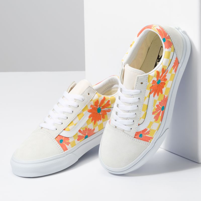 Bajos Vans Old Skool Mujer Blancos | Mexico-FTY324168