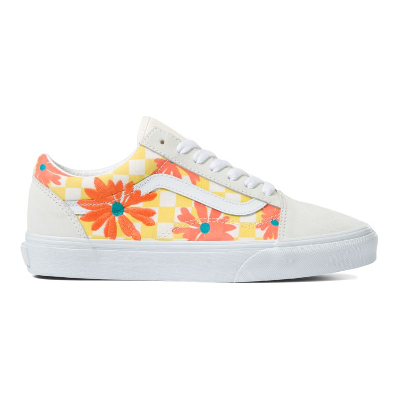 Bajos Vans Old Skool Mujer Blancos | Mexico-FTY324168