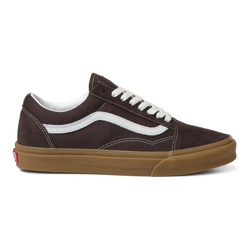 Bajos Vans Old Skool Mujer Chocolate | Mexico-WDO194705