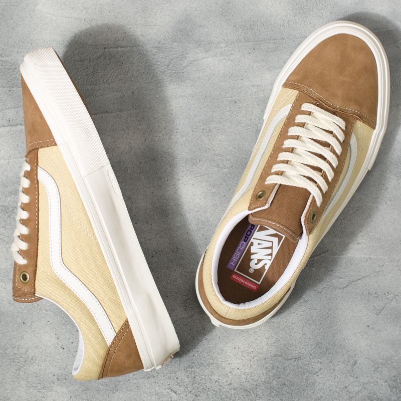 Bajos Vans Old Skool Mujer Marrom | Mexico-JTK326495