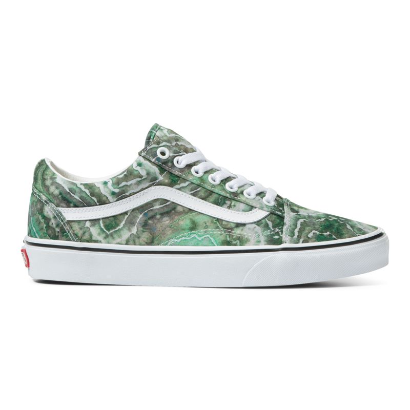 Bajos Vans Old Skool Mujer Verdes | Mexico-BDX217539