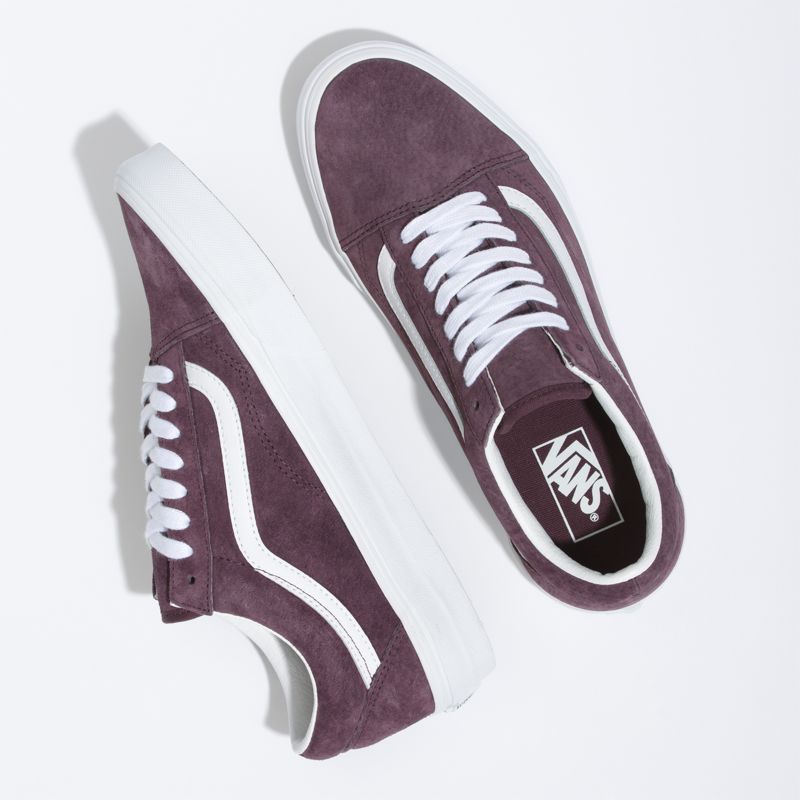 Bajos Vans Old Skool Mujer Vino | Mexico-DZR397240