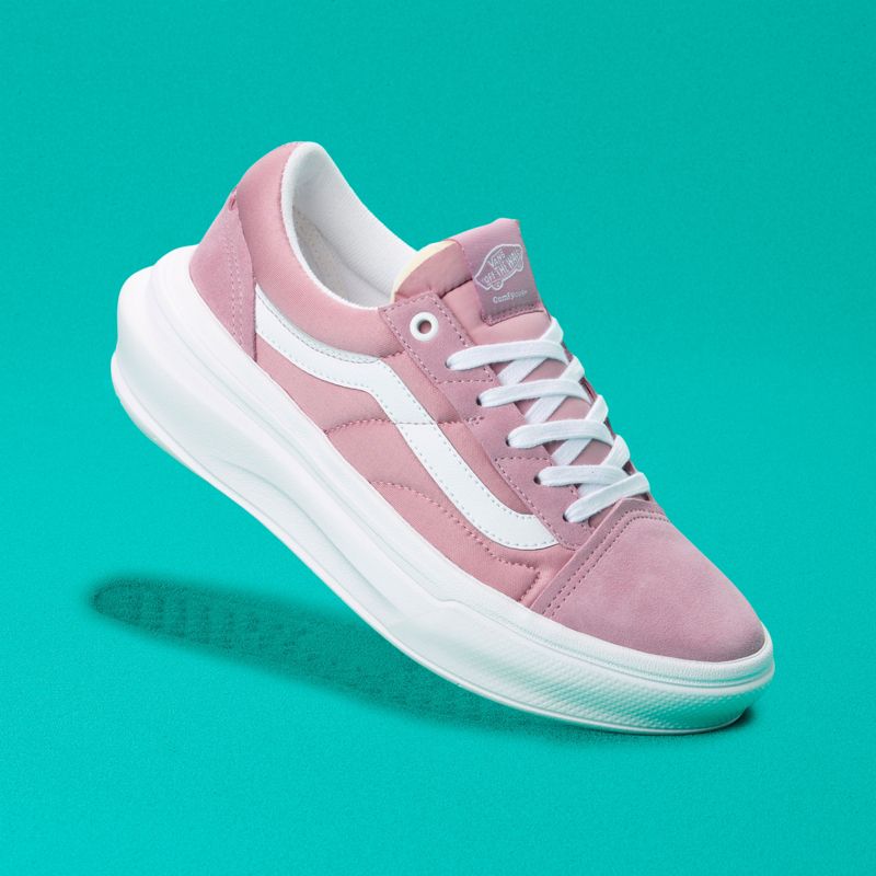 Bajos Vans Old Skool Overt CC Hombre Rosas | Mexico-RKT740389