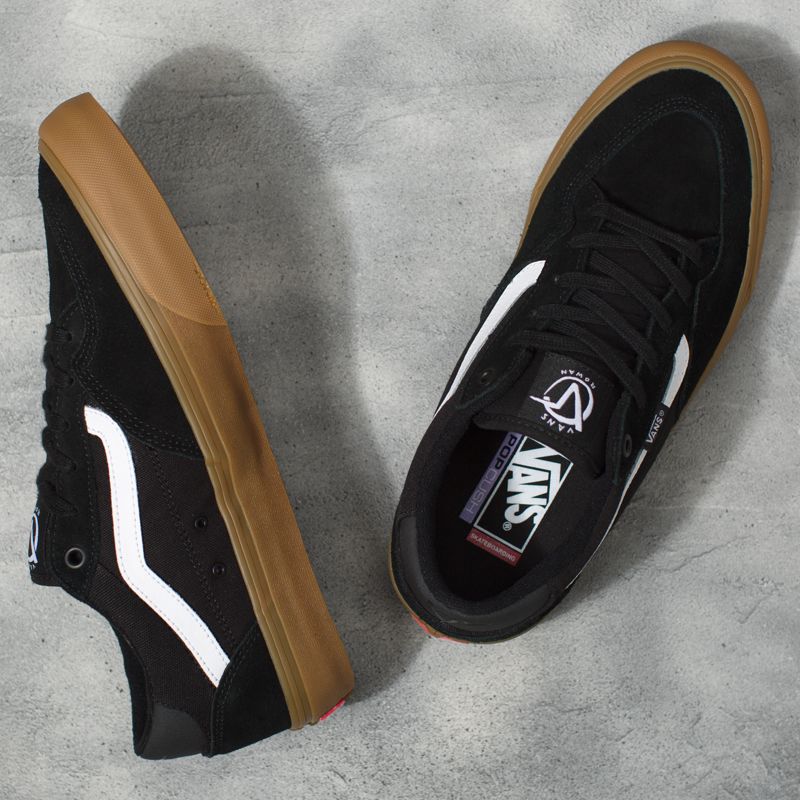 Bajos Vans Rowan Mujer Negros | Mexico-AKY860453