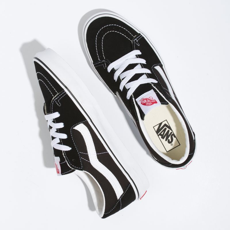 Bajos Vans Sk8 Hombre Negros Blancos | Mexico-XTN302687