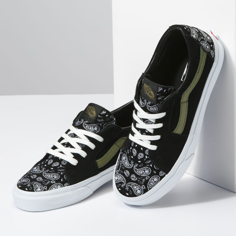 Bajos Vans Sk8 Mujer Negros | Mexico-OCE247630