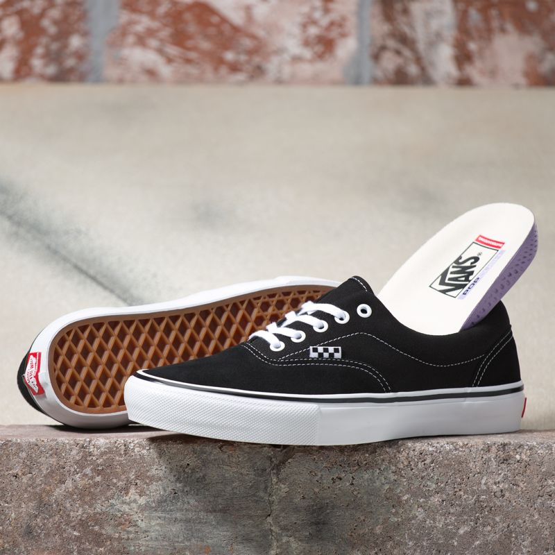 Bajos Vans Skate Era Hombre Negros Blancos | Mexico-VUR701862