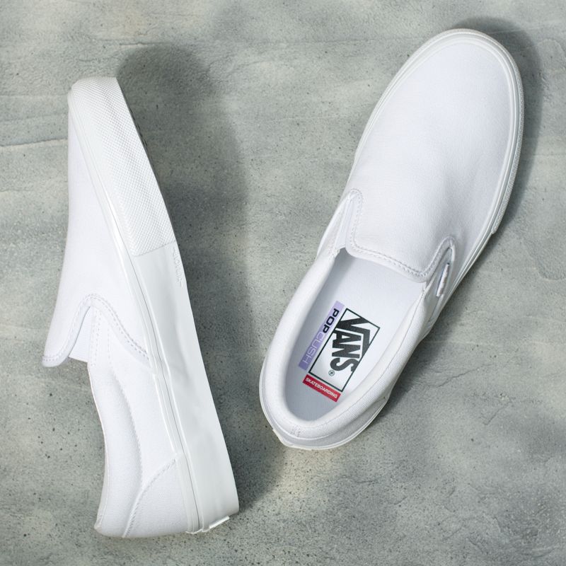 Bajos Vans Skate Mujer Blancos | Mexico-WMF452063