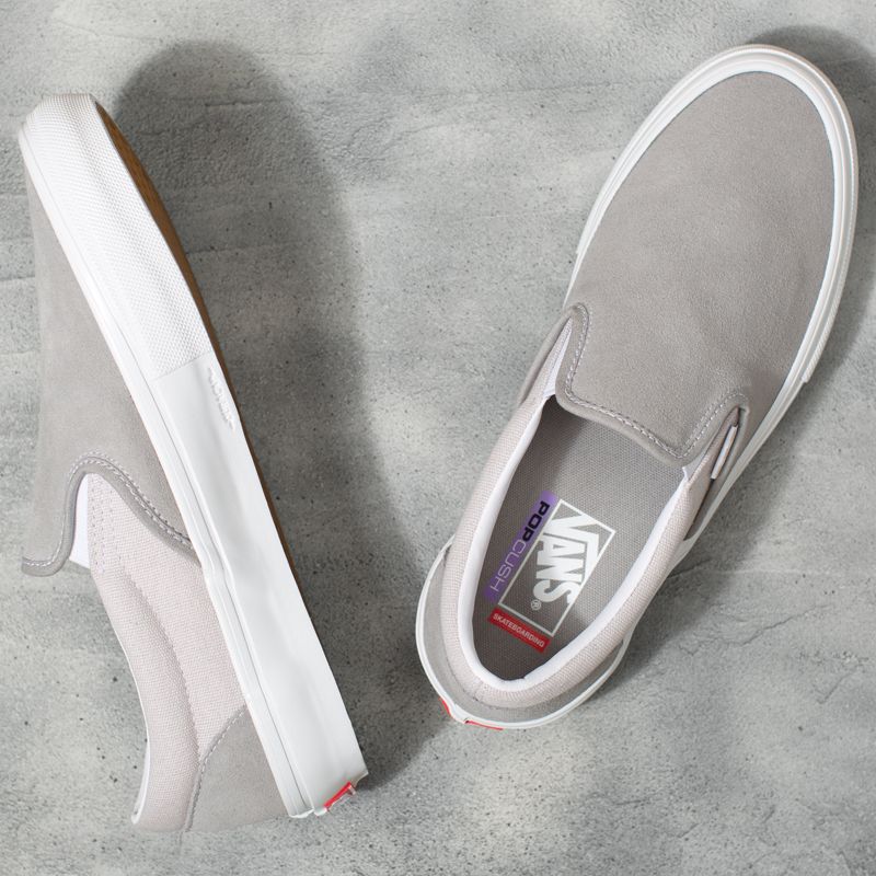 Bajos Vans Skate Mujer Grises | Mexico-RXD397246