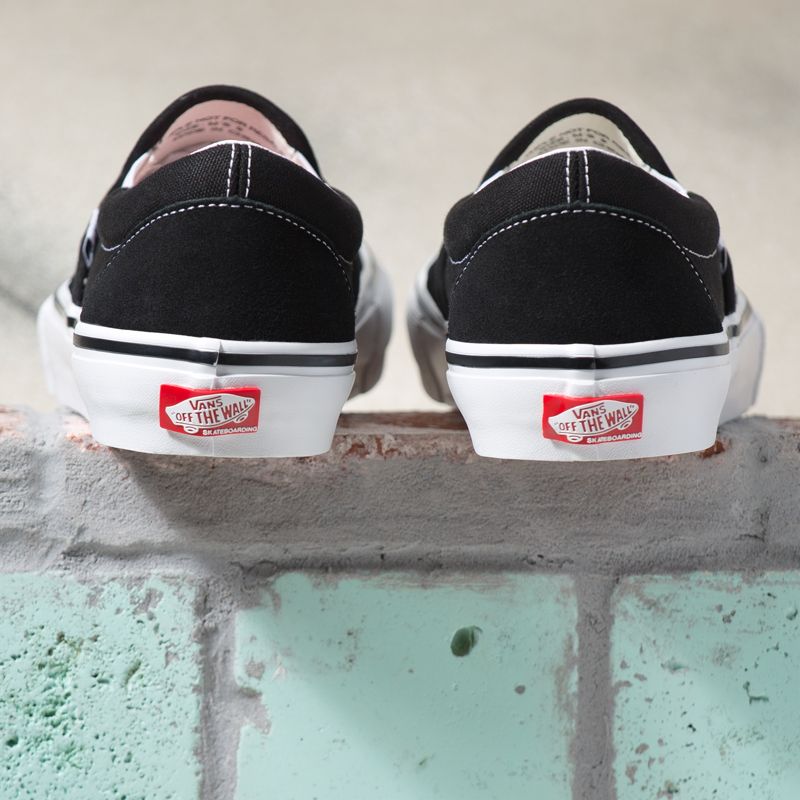 Bajos Vans Skate Mujer Negros Blancos | Mexico-NSA049617