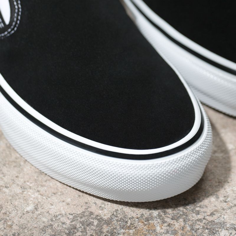 Bajos Vans Skate Mujer Negros Blancos | Mexico-NSA049617