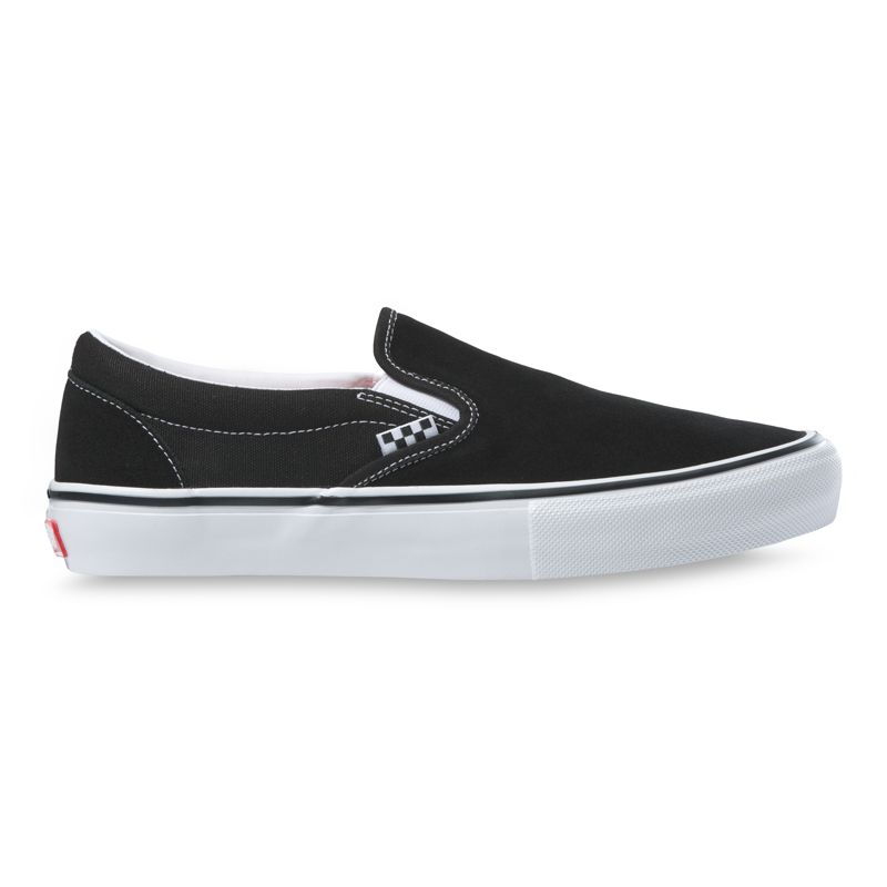 Bajos Vans Skate Mujer Negros Blancos | Mexico-NSA049617