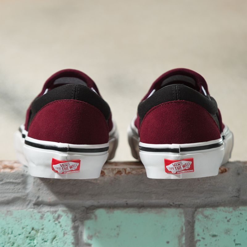 Bajos Vans Skate Mujer Vino Negros | Mexico-QDK073694