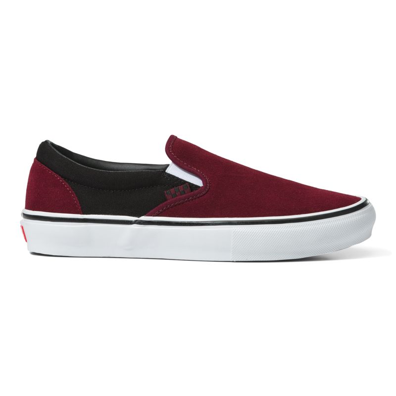 Bajos Vans Skate Mujer Vino Negros | Mexico-QDK073694