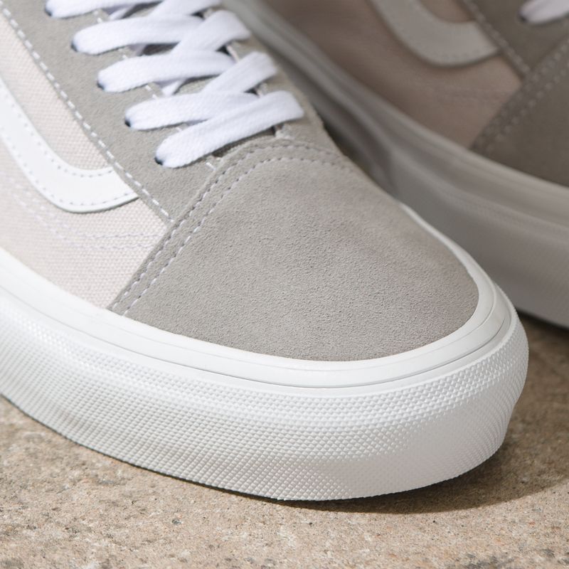 Bajos Vans Skate Old Skool Hombre Grises | Mexico-VAS504976