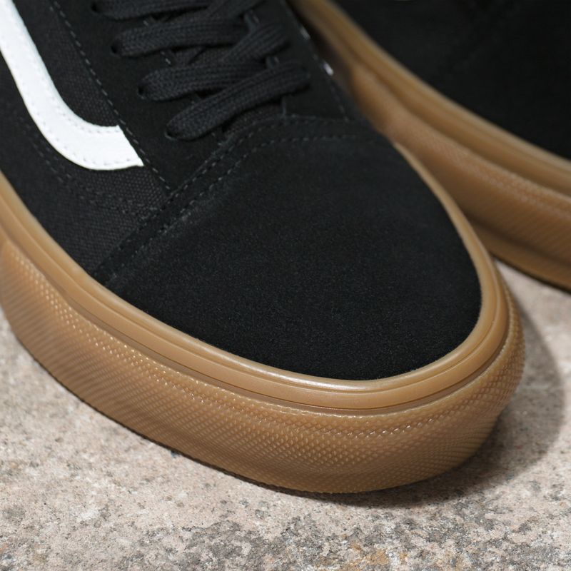 Bajos Vans Skate Old Skool Hombre Negros | Mexico-KTN146209