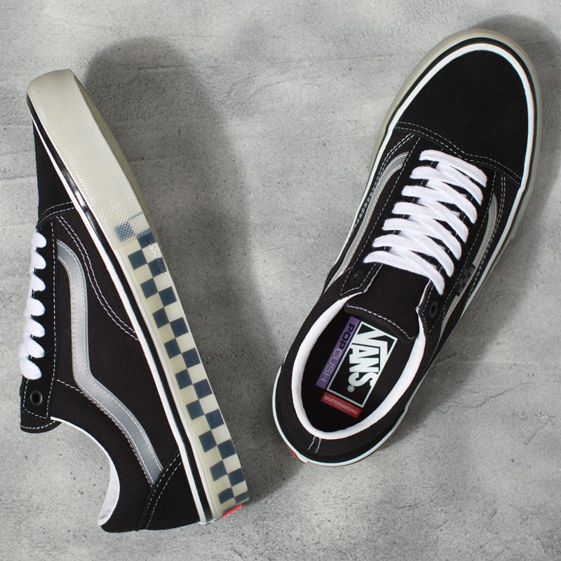 Bajos Vans Skate Old Skool Hombre Negros | Mexico-VPL627498