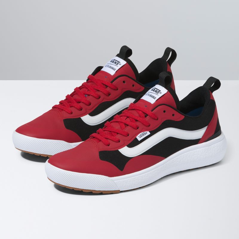 Bajos Vans UltraRange EXO Mujer Rojos Blancos | Mexico-NGZ073986