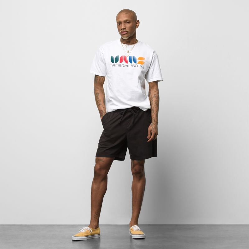 Bermudas Vans Range Hombre Negros | Mexico-TIJ195270