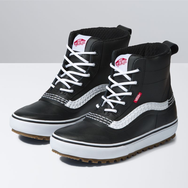 Botas de Nieve Vans Standard Mid Snow MTE Hombre Negros Blancos | Mexico-COJ958032