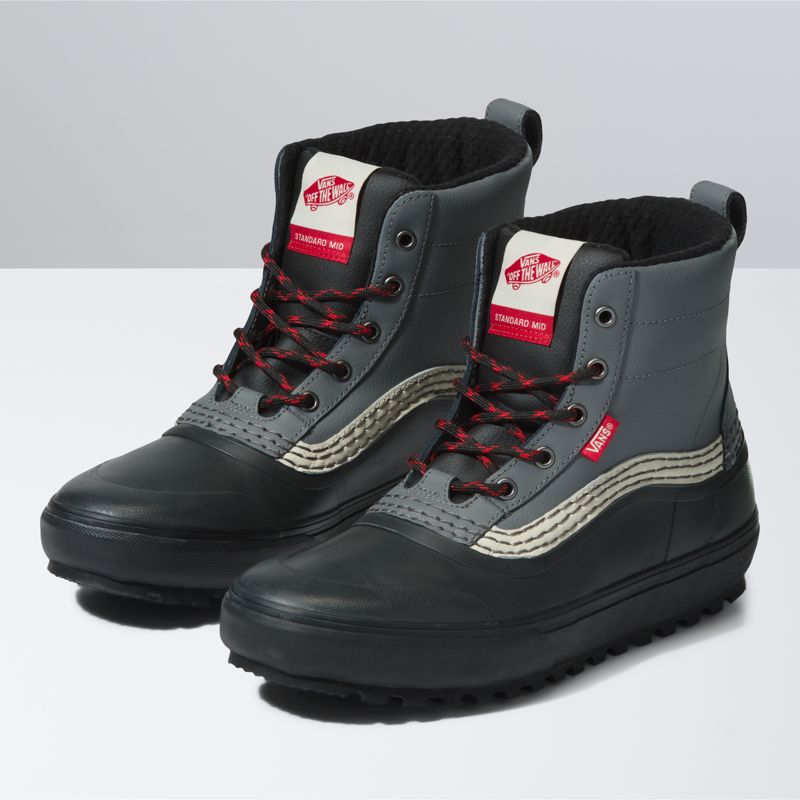 Botas de Nieve Vans Standard Mid Snow MTE Hombre Grises Negros | Mexico-JAR815460