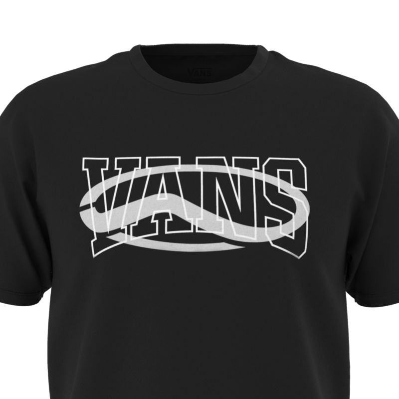 Camiseta Vans Classic Deporte Hombre Negros | Mexico-ZXV518047