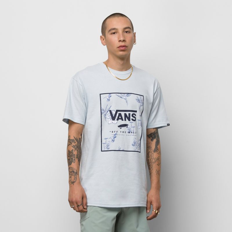 Camiseta Vans Classic Easy Box Hombre Azules | Mexico-GSM957321