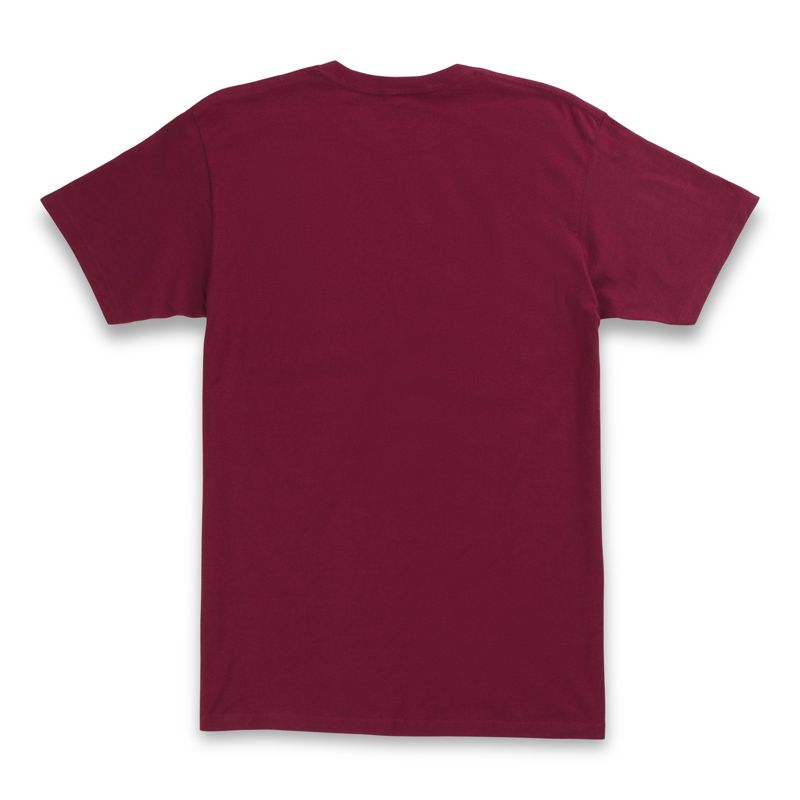 Camiseta Vans Classic Hombre Vino Negros | Mexico-UHL638429