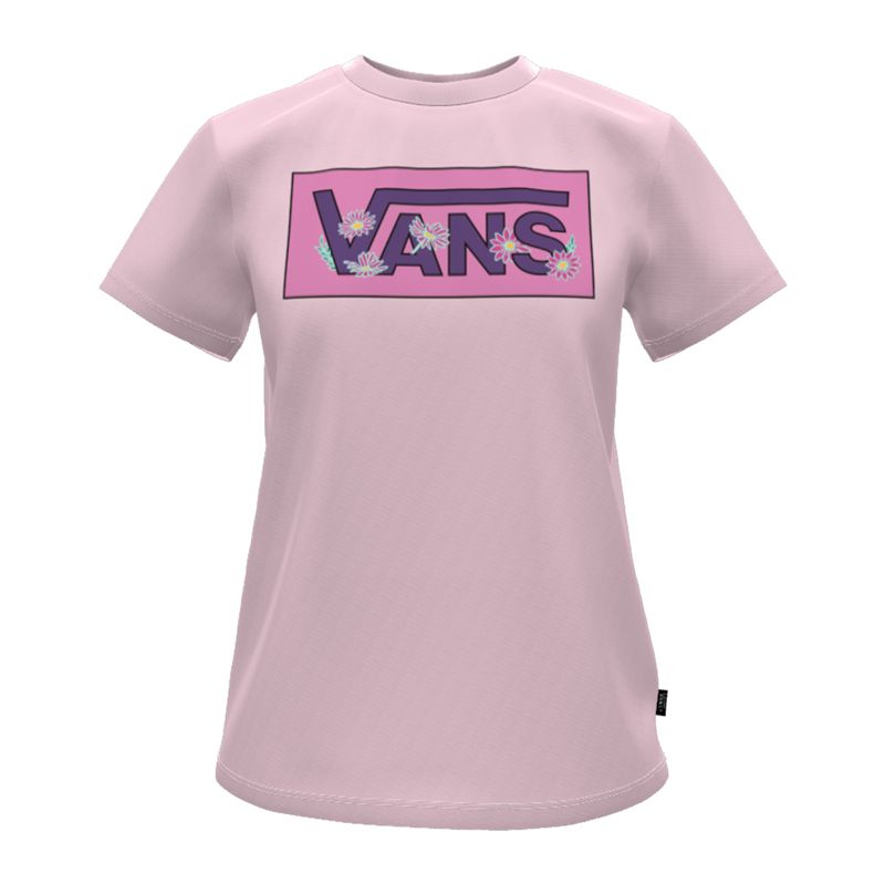 Camiseta Vans Classic Mujer Rosas | Mexico-XIZ750318