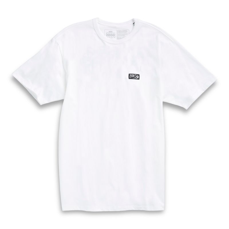 Camiseta Vans Half Cab 30th Off The Wall Classic Hombre Blancos | Mexico-BCW735269