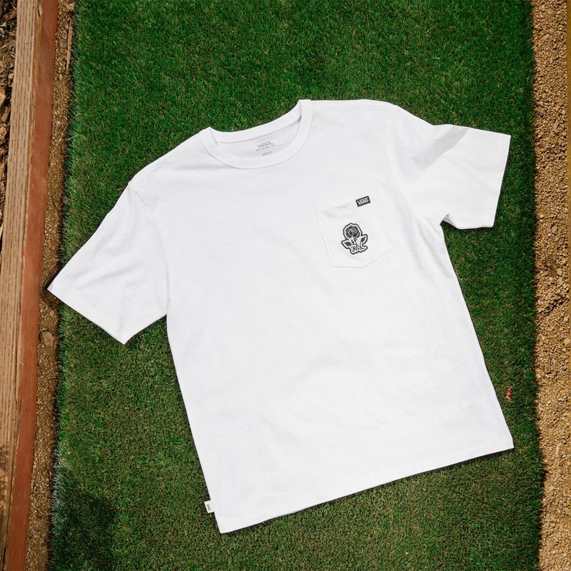 Camiseta Vans Lizzie Armanto Hombre Blancos | Mexico-HDA597314