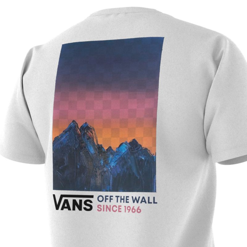 Camiseta Vans Mt Knaggs Hombre Blancos | Mexico-YFO045678