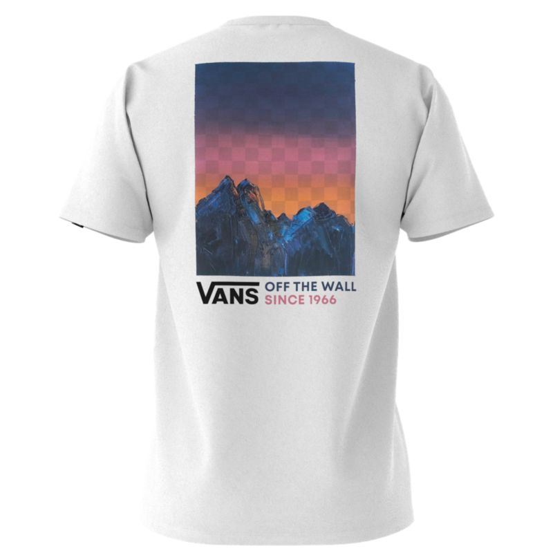 Camiseta Vans Mt Knaggs Hombre Blancos | Mexico-YFO045678