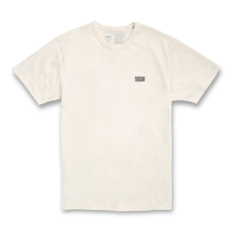 Camiseta Vans Off The Wall Hombre Blancos | Mexico-THD518493