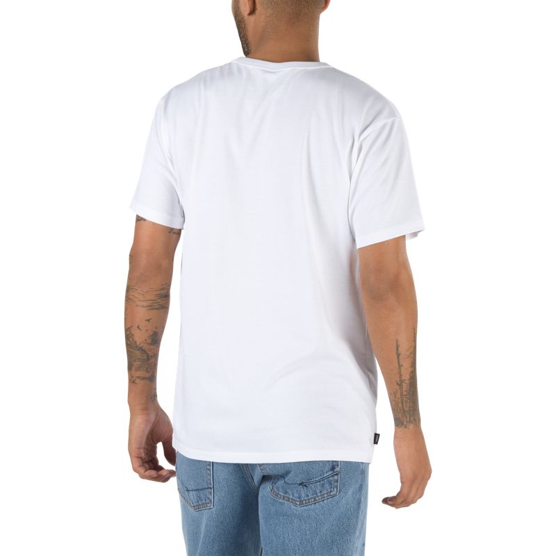 Camiseta Vans Off The Wall Hombre Blancos | Mexico-YPZ239864