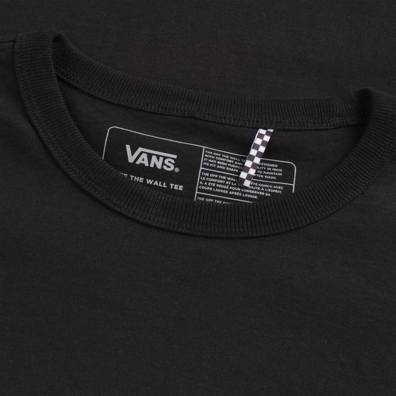 Camiseta Vans Off The Wall Hombre Negros | Mexico-VJE384291