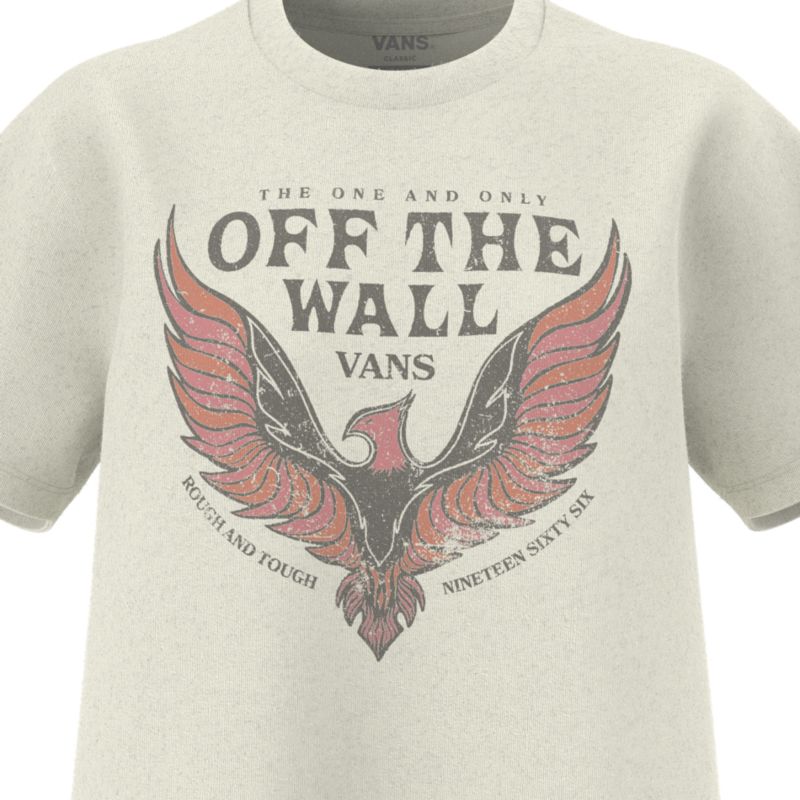 Camiseta Vans Phoenix Mujer Blancos | Mexico-OQU967324