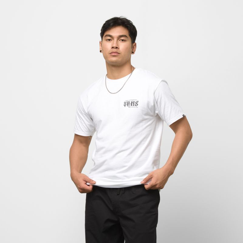 Camiseta Vans Radically Hombre Blancos | Mexico-KAB251643