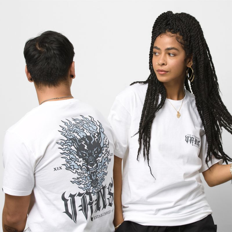 Camiseta Vans Radically Hombre Blancos | Mexico-KAB251643