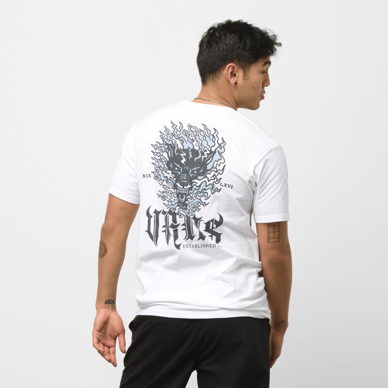 Camiseta Vans Radically Hombre Blancos | Mexico-KAB251643