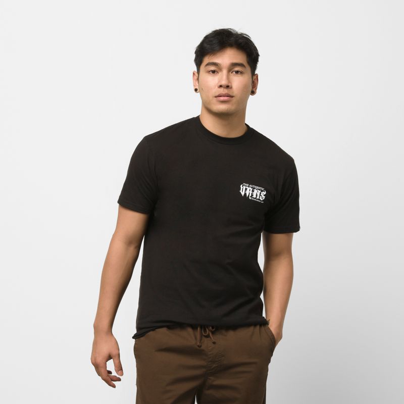 Camiseta Vans Radically Hombre Negros | Mexico-LSU542798