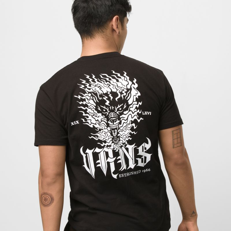 Camiseta Vans Radically Hombre Negros | Mexico-LSU542798