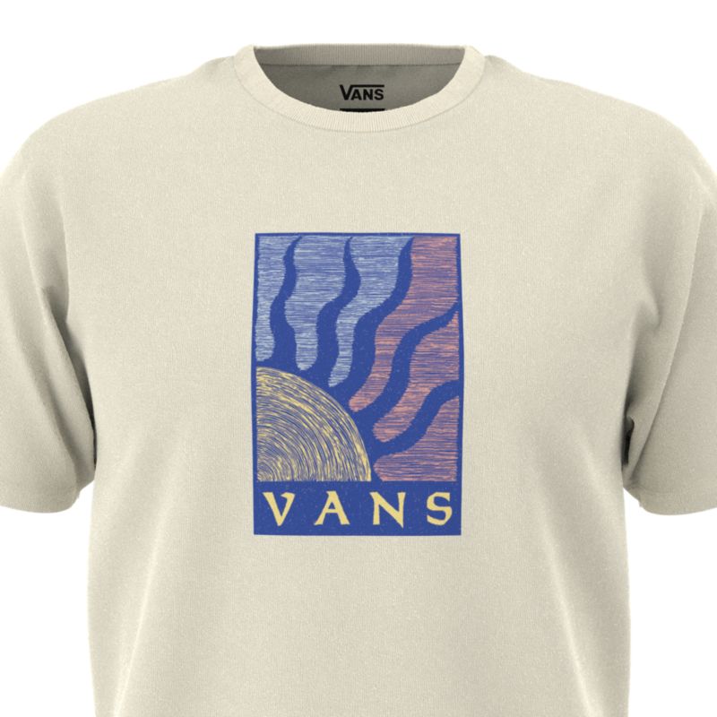 Camiseta Vans Solar Hombre Blancos | Mexico-IWV213904