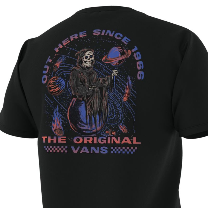 Camiseta Vans Space Reap Hombre Negros | Mexico-DQZ724189